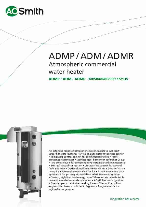 A O  Smith Water Heater ADMR - 135-page_pdf